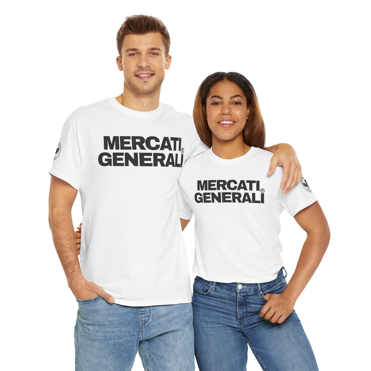 Mercati Generali Unisex Heavy Cotton Tee - Stylish Comfy Casual Wear