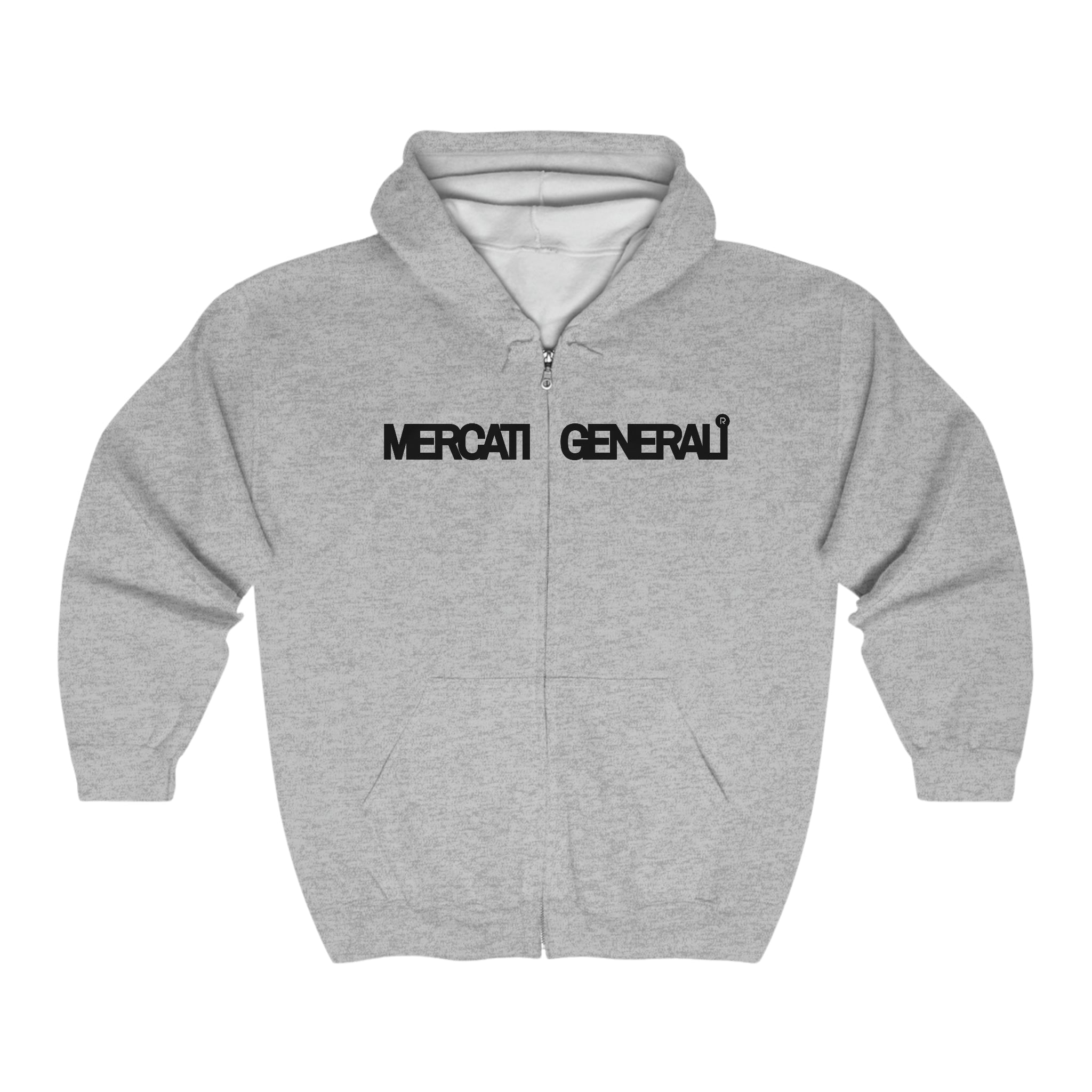 Unisex Heavy Zip Hooded Sweatshirt