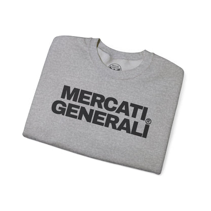 Mercati Generali Unisex Crewneck Sweatshirt - Stylish Heavy Blend with Eagle Emblem